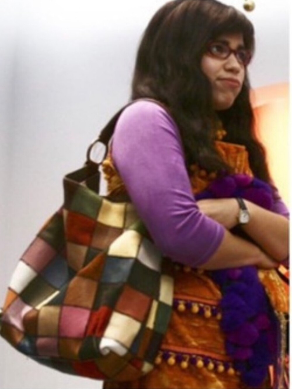 Lucky Brand Multicolor Patchwork Leather Shoulder Bag